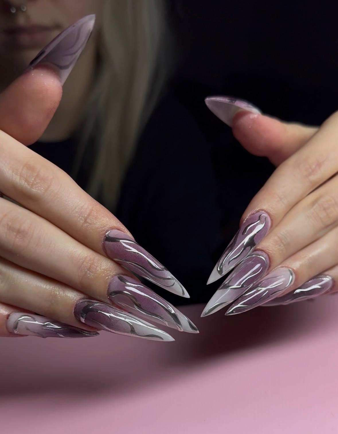 Ombre Dreams nail design 1